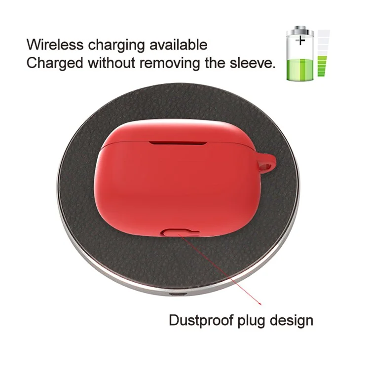 For Honor Earbuds 3 Pro Wireless Earphone Silicone Protective Case Cover with Anti-lost Buckle - Blackish Green For Honor Earbuds 3 Pro Wireless Earphone Silicone Protective Case Cover with Anti-lost Buckle - Blackish Green