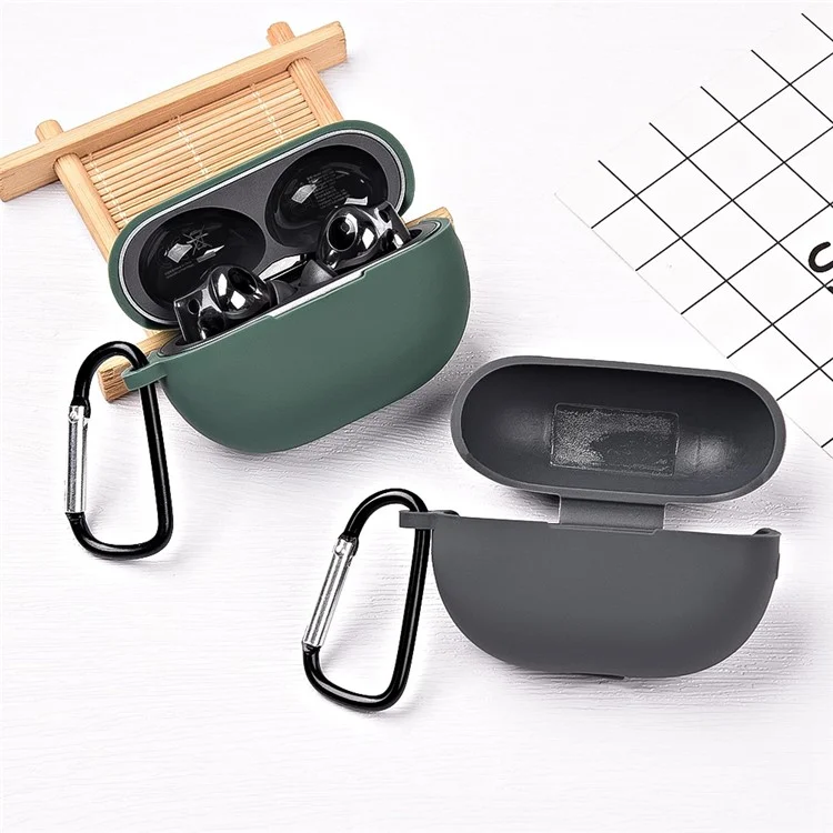 Silicone Case for Huawei FreeBuds Pro 2 All-inclusive Protection Earphone Case Bluetooth Headset Cover with Anti-Lost Buckle Silicone Case for Huawei FreeBuds Pro 2 All-inclusive Protection Earphone Case Bluetooth Headset Cover with Anti-Lost Buckle