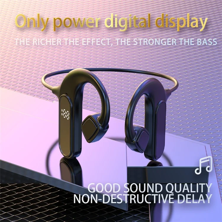 VG09 Bone Conduction Open Ear Headphones Wireless Bluetooth Sports Earphones Support TF Card VG09 Bone Conduction Open Ear Headphones Wireless Bluetooth Sports Earphones Support TF Card